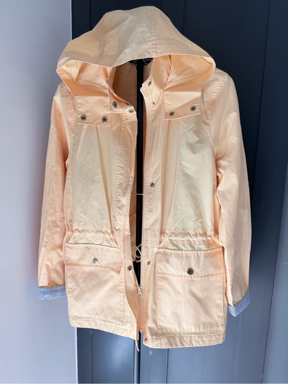 Lands End - Jacket Hooded Utility Rain Jacket